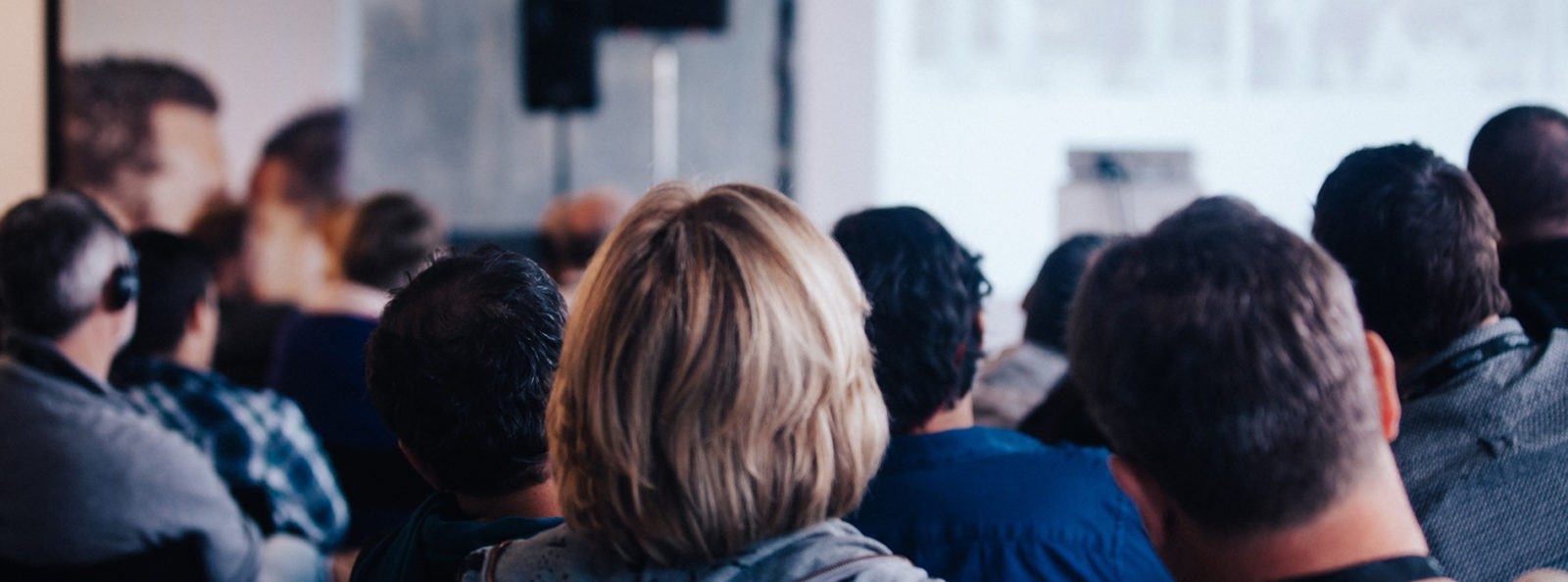 People attending a corporate event