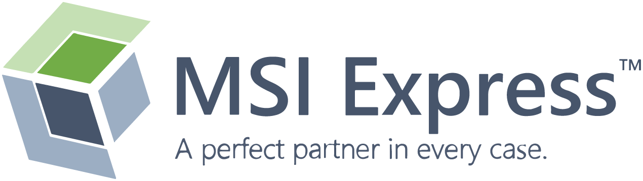 MSI Express logo (Powered by Nulogy promotion)