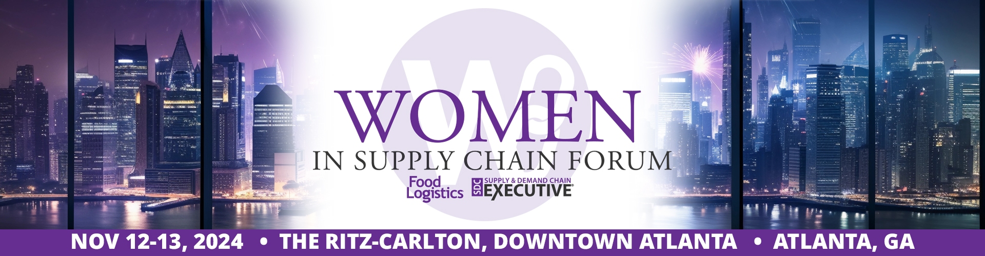 Women in Supply Chain Forum banner, full