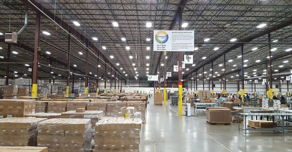 Crescent shop floor, powered by Nulogy