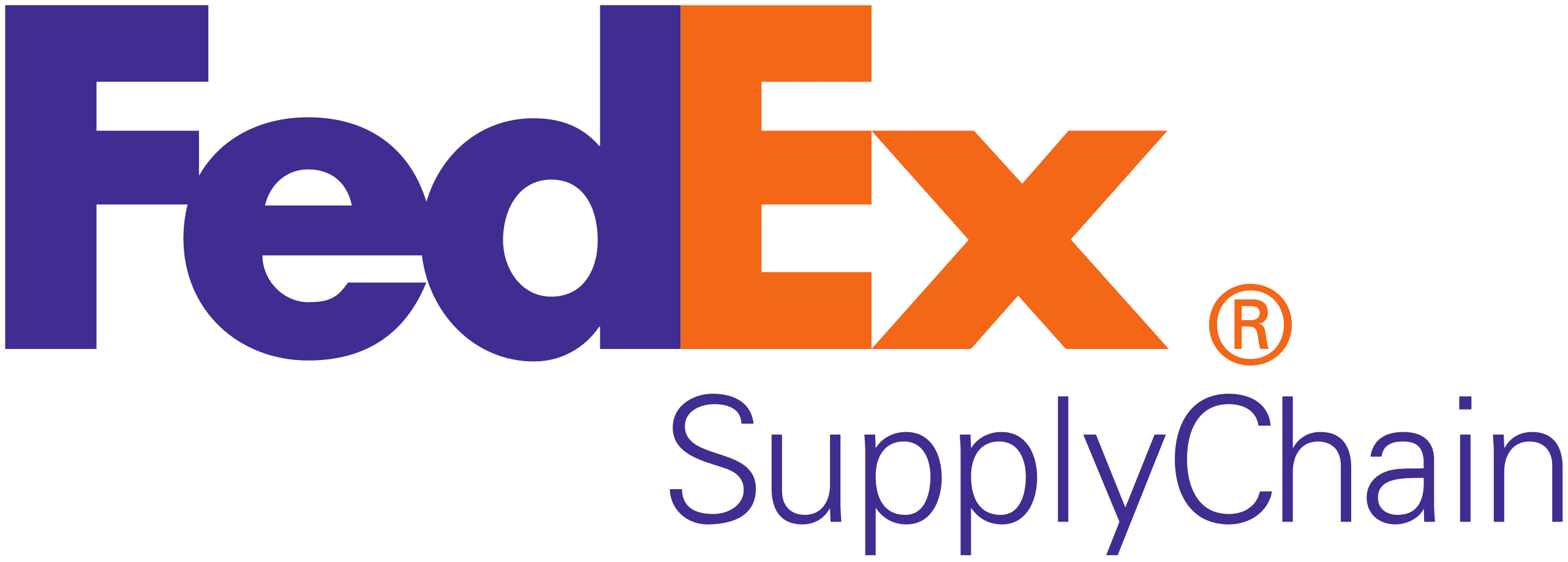 FedEx Supply Chain logo (Powered by Nulogy promo)