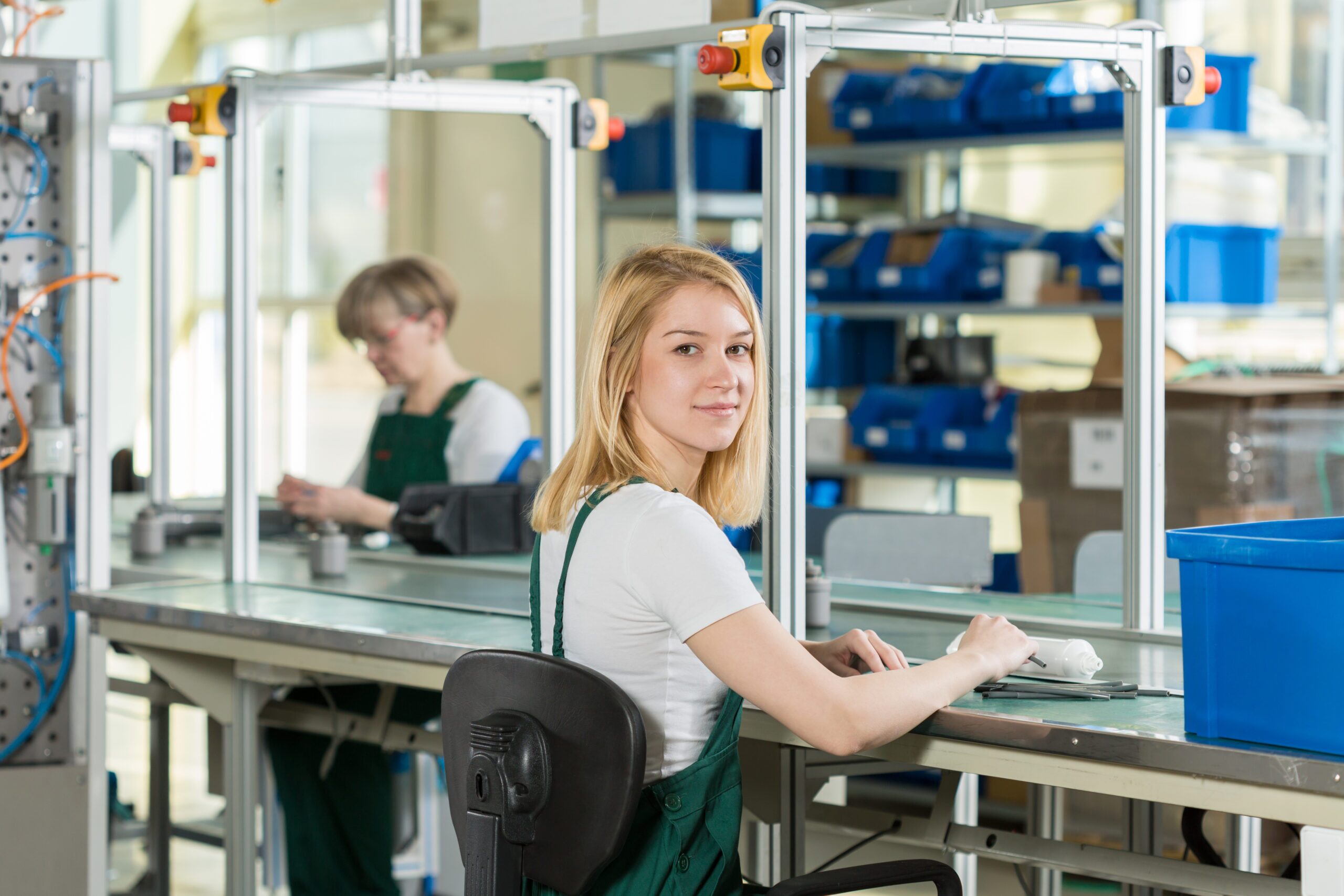 Production line worker