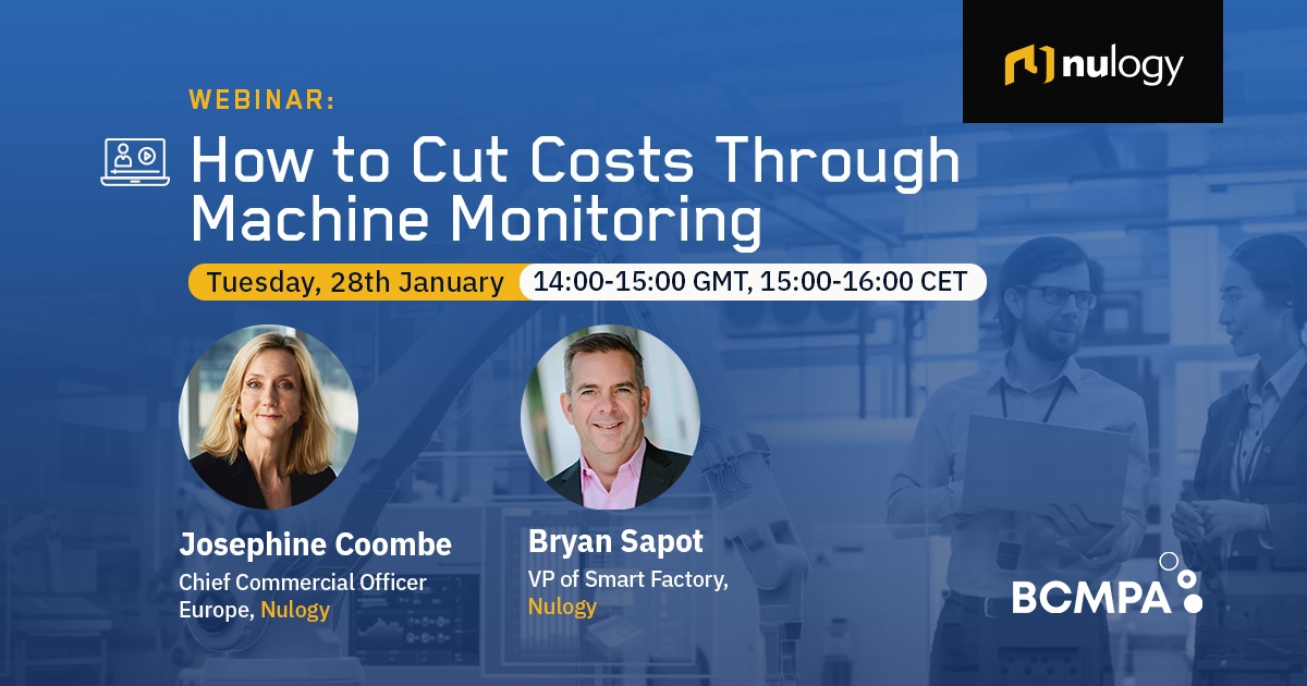 Webinar: How to Cut Costs Through Machine Monitoring